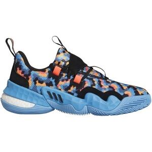 Adidas Trae Young 1 Pixel Mens Size US 10.5 Light Blue/Black Basketball Sneakers